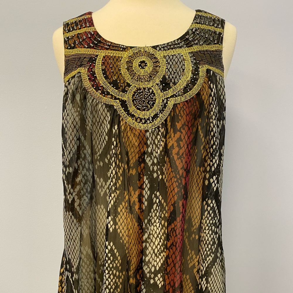 Snake Design Tank Top